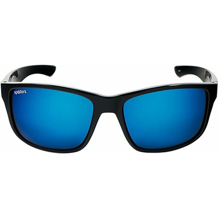Rebel, Gloss Black/Blue Mirror Glass Polarised Lenses