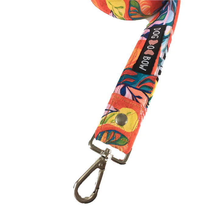 Red Hawaii Print martingale Leash combo (1.5 inch Width)