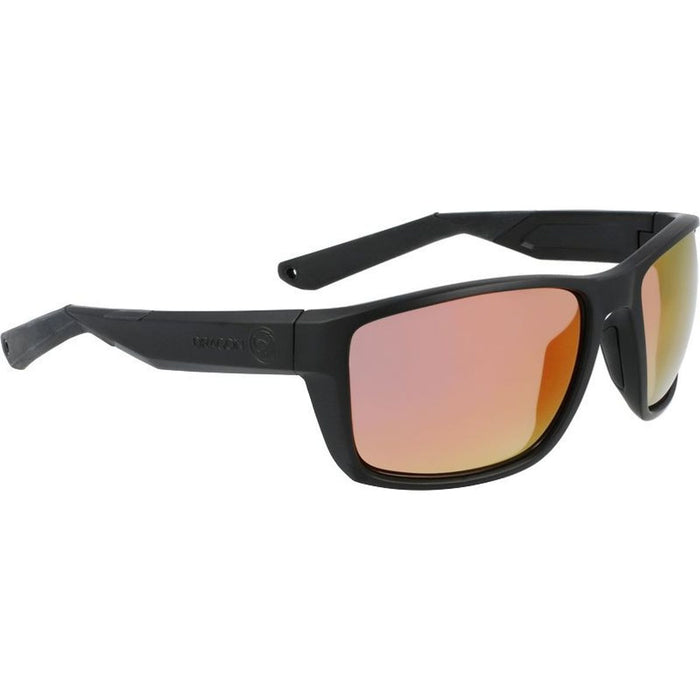 Reel X, Matte Black H2O/Red Ionised Polarised LL Lenses
