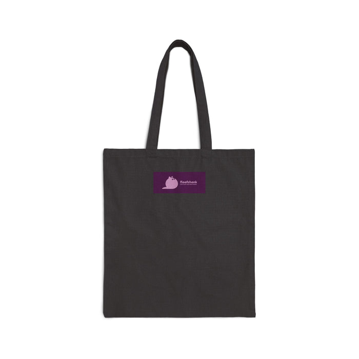 Retro Black Cat Graphic Canvas Tote Bag - FloofChonk