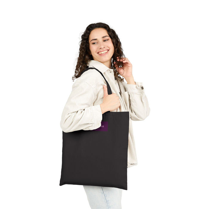 Retro Black Cat Graphic Canvas Tote Bag - FloofChonk