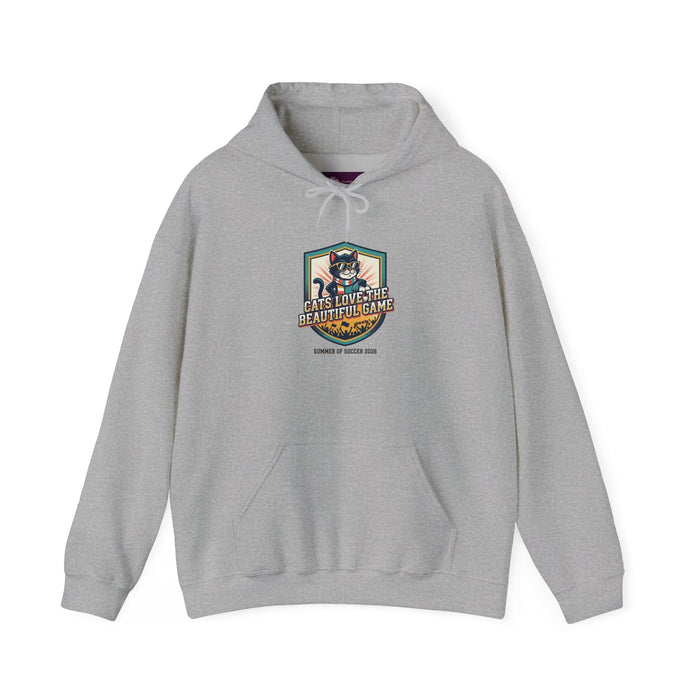 Retro Soccer Crest Hoodie | Country Pride, Championship Season - FloofChonk