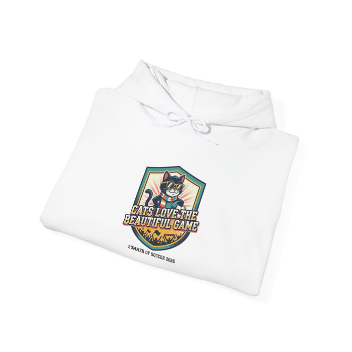 Retro Soccer Crest Hoodie | Country Pride, Championship Season - FloofChonk