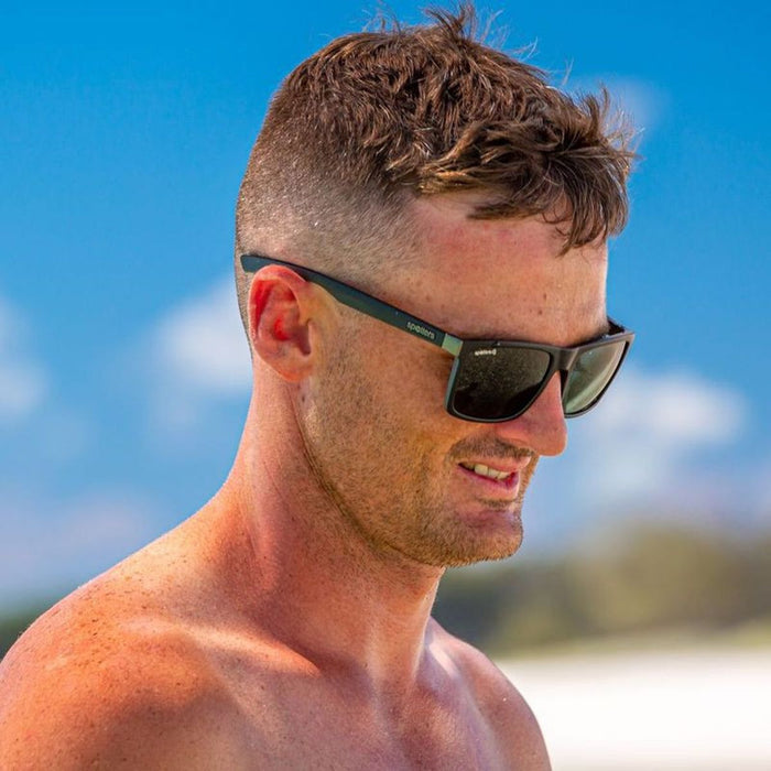 Riot, Matte Black/Carbon Glass Polarised Lenses