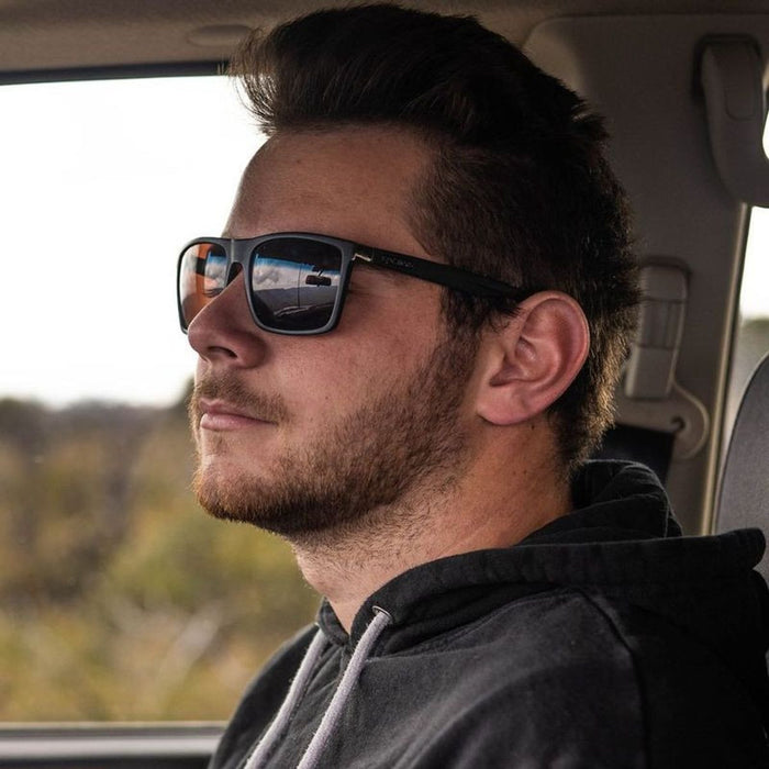 Riot, Matte Black/Copper Halide Glass Polarised Lenses