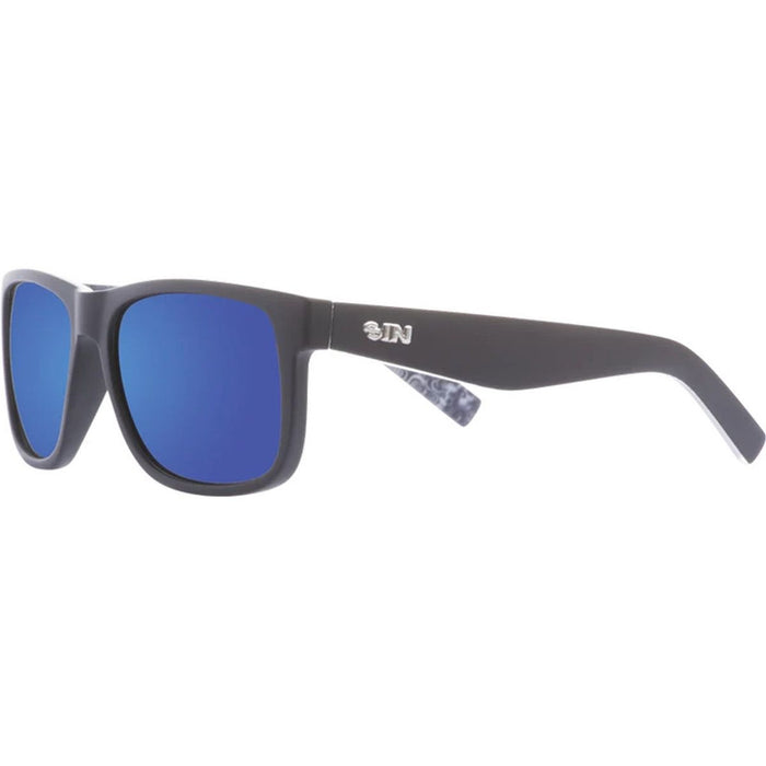 Riot, Matte Black First Mate/Blue Flash Mirror Polarised Lenses