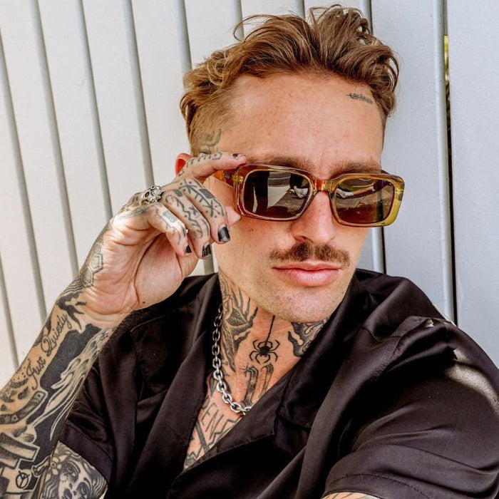 Rocker, Translucent Green/Brown Polarised Lenses