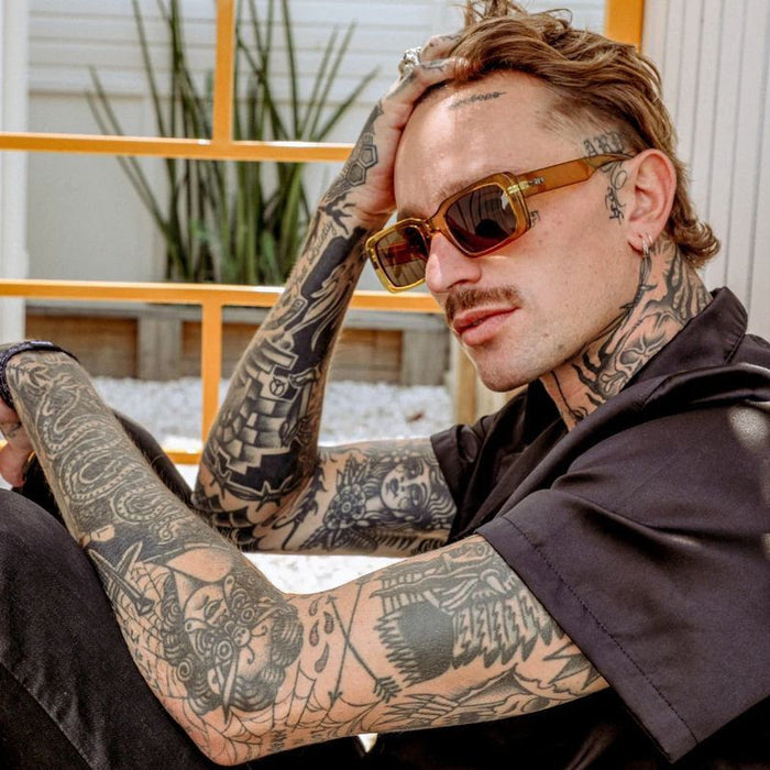 Rocker, Translucent Green/Brown Polarised Lenses