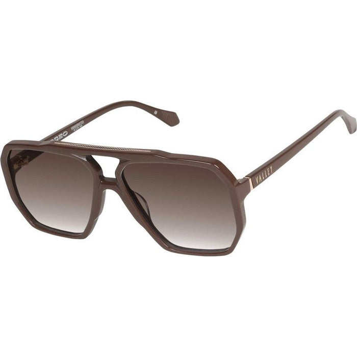 Rodeo, Chocolate with Gold Metal/Brown Gradient Lenses
