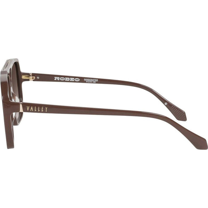 Rodeo, Chocolate with Gold Metal/Brown Gradient Lenses