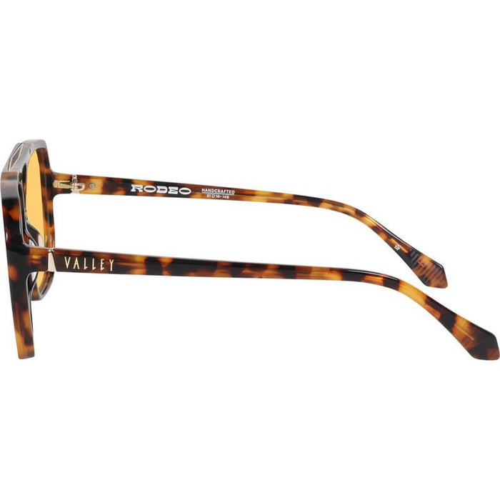 Rodeo, Dark Tortoise with Gold Metal/Light Orange Lenses
