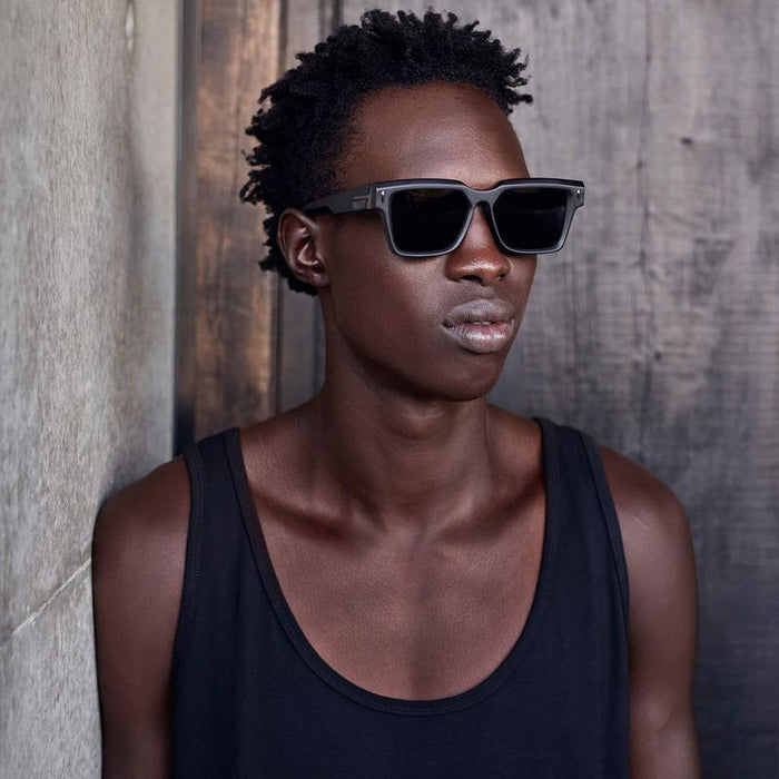 Roosevelt, Matte Black with Gunmetal/Black Lenses