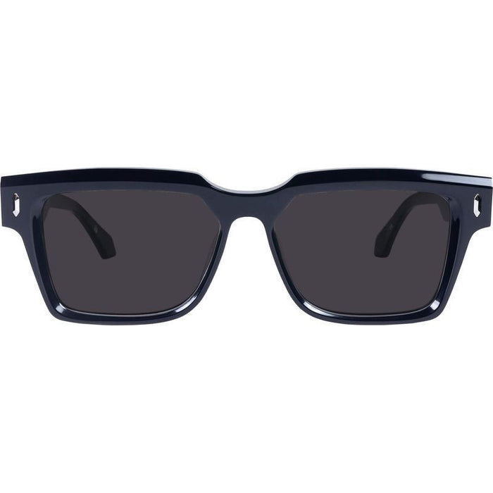 Roosevelt, Gloss Black with Silver Metal/Black Lenses