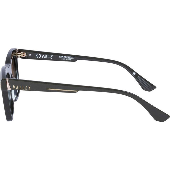 Royale, Dark Khaki Green with Gold Metal/Brown Gradient Lenses
