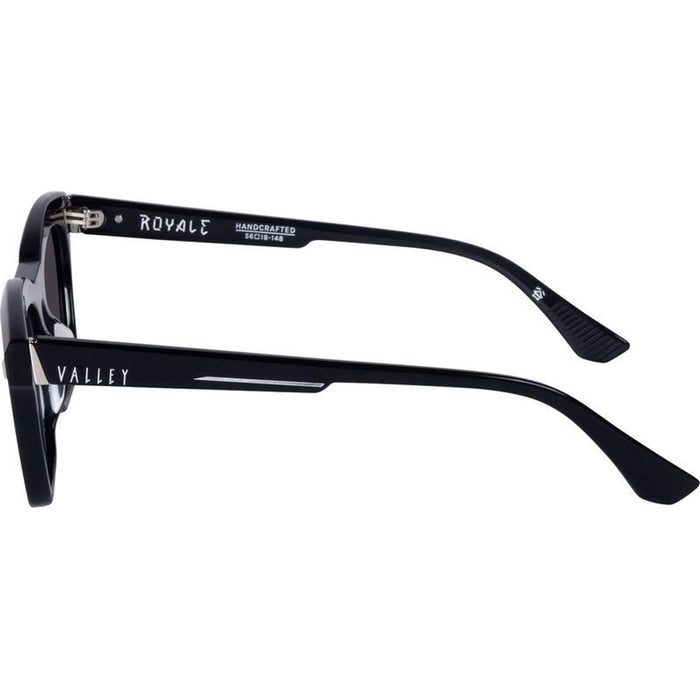 Royale, Gloss Black with Silver Metal/Black Lenses