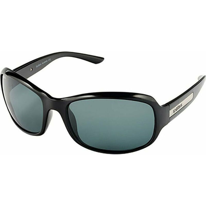 Ruby, Gloss Black/Carbon Glass Polarised Lenses