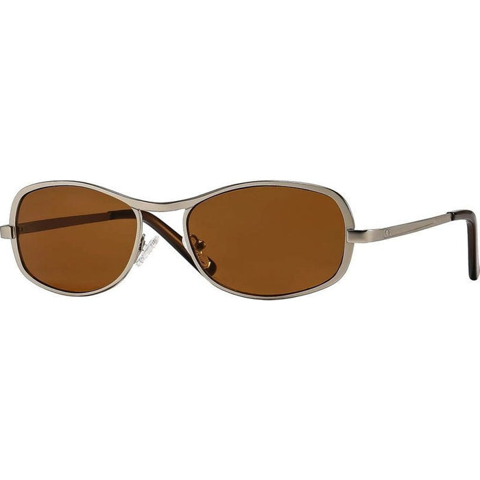 Rush, Matte Silver/Hazelnut Brown Lenses
