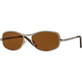 Rush, Matte Silver/Hazelnut Brown Lenses