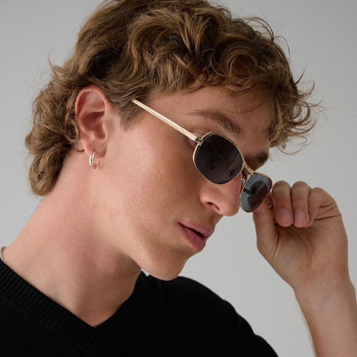Rush, Polished Gold/Ink Lenses
