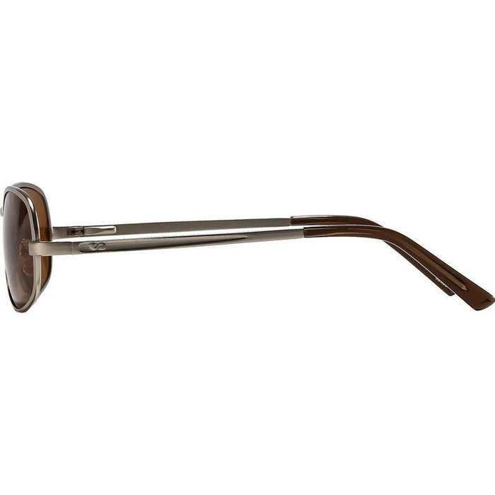 Rush, Matte Silver/Hazelnut Brown Lenses