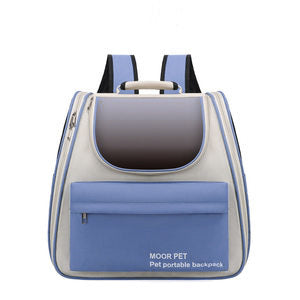 Sac à dos de transport pour animaux de compagnie, extensible et doté d'un filet respirant, pour petits chiens et chats jusqu'à 8 kg.