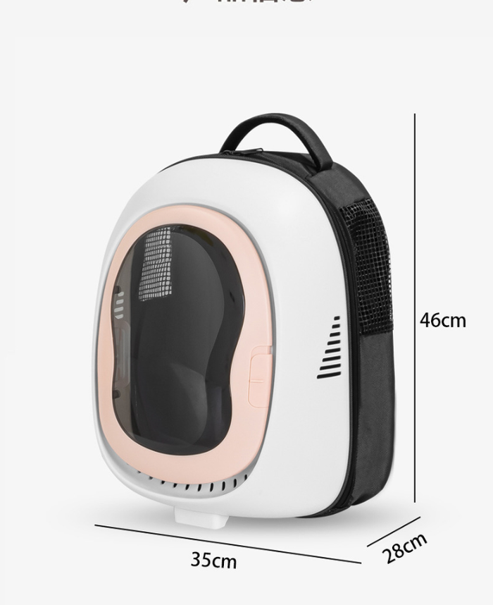 Sac à dos de transport pour chat avec protection UV, pour chat et petit chiot de 8 kg (18 lbs)