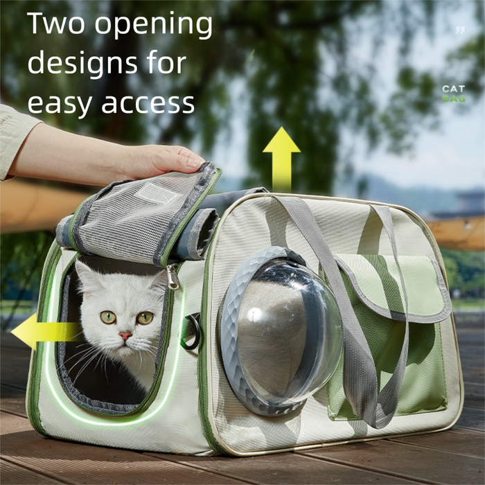 Sacs de transport à fenêtre transparente pour chats de taille moyenne ou chiens de moins de 8 kg
