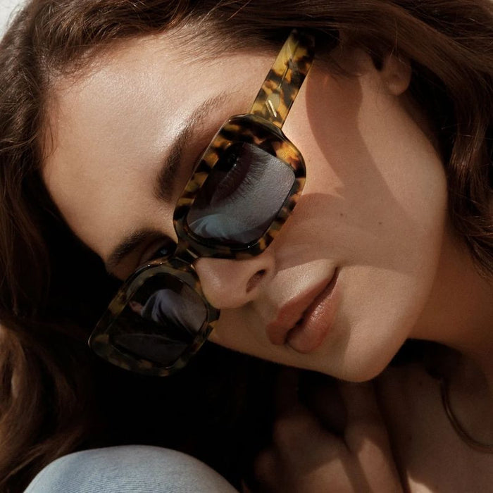 Sandy, Havana Tort/Light Blue Polarised Lenses