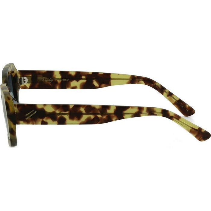 Sandy, Havana Tort/Light Blue Polarised Lenses