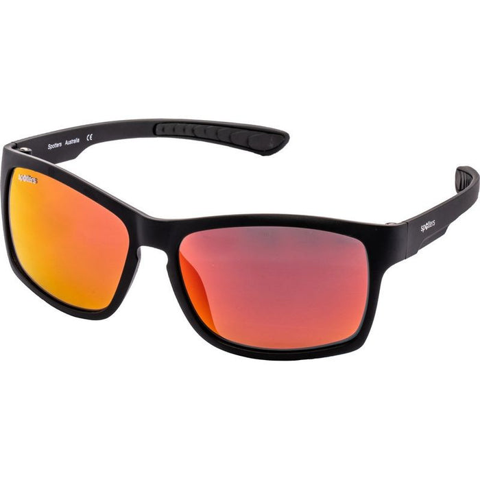 Savage, Matte Black/Ignite Glass Mirror Polarised Lenses
