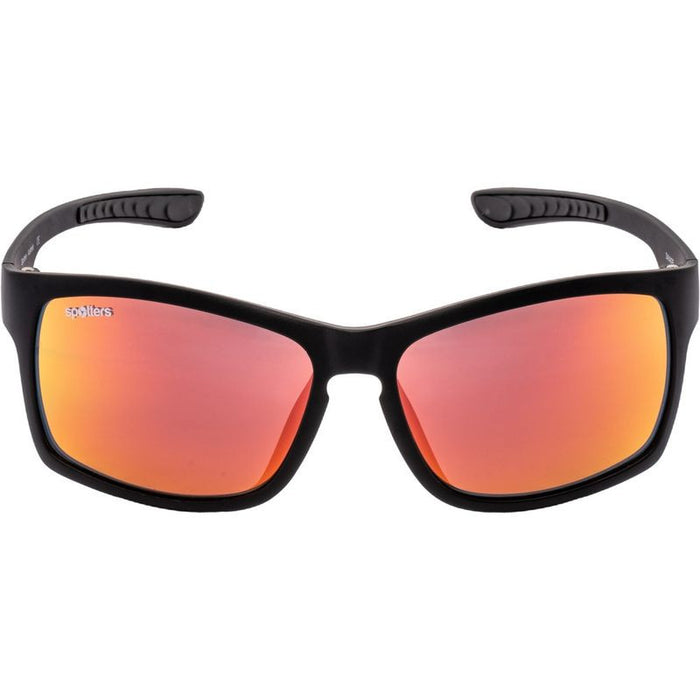 Savage, Matte Black/Ignite Glass Mirror Polarised Lenses