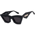 Saviour, Gloss Black with Gold Metal/Black Lenses
