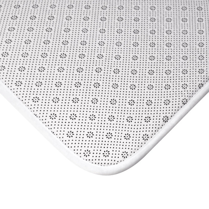 Shark Bath Mat — Realistic Great White on Green Non - Slip Bathroom Rug - FloofChonk