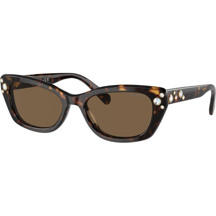 SK6019F, Havana/Dark Brown Lenses