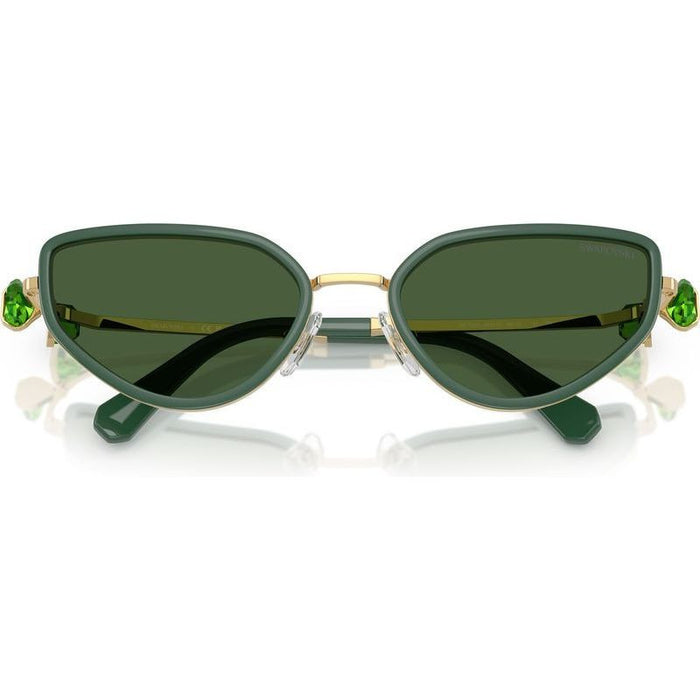SK7027, Gold/Dark Green Lenses