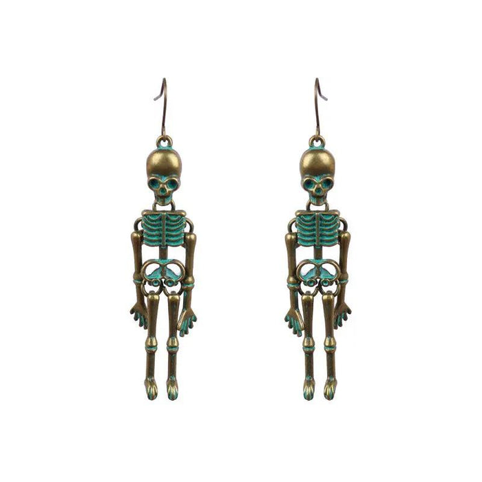 Skeleton Alloy Earrings - FloofChonk