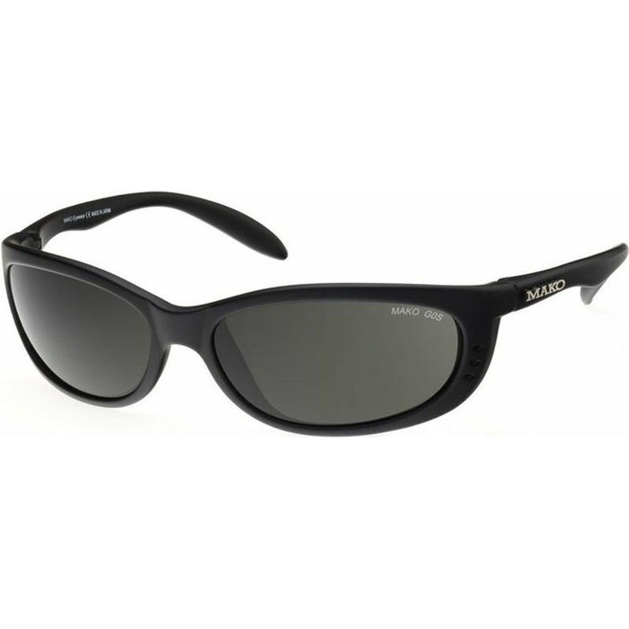 Sleek, Matte Black/Glass Grey Polarised Lenses