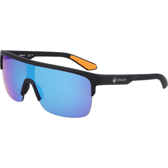 Slotted, Matte Black/Blue LL Ionised Lenses