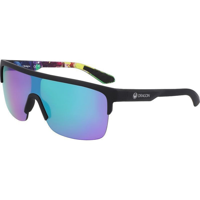 Slotted, Matte Black Multi/Green LL Ionised Lenses