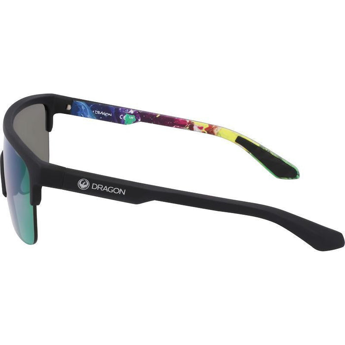 Slotted, Matte Black Multi/Green LL Ionised Lenses