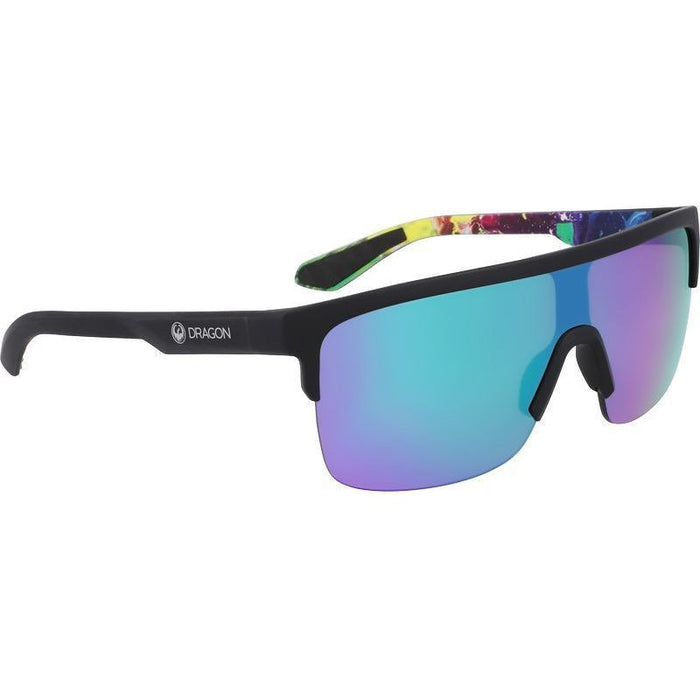 Slotted, Matte Black Multi/Green LL Ionised Lenses