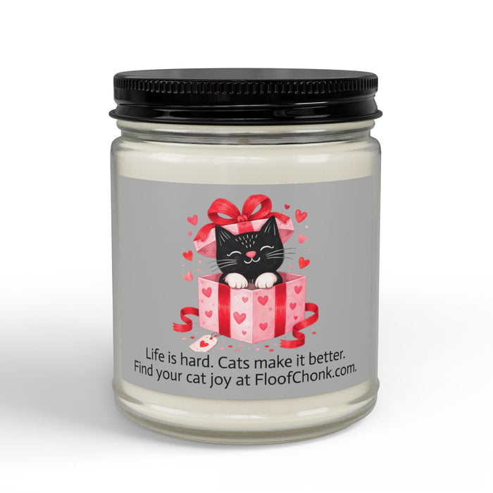 9oz / Clear Jar + Black Lid / Sea Breeze