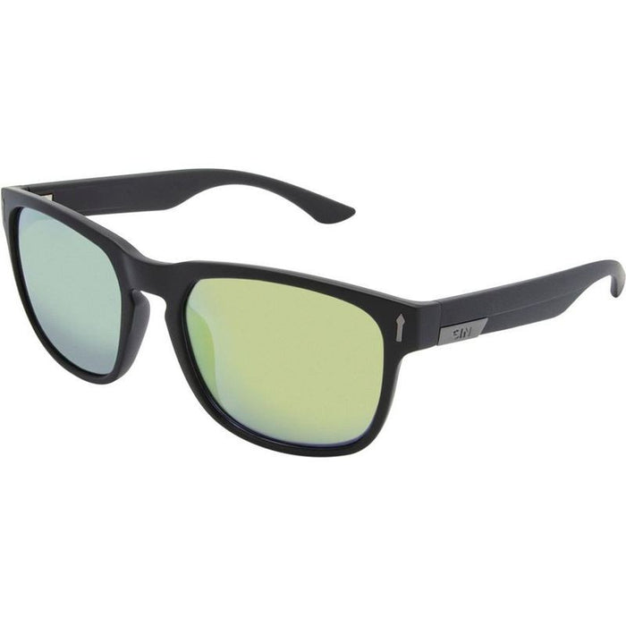 Spartan, Matte Black/Matte Gold Mirror Lenses
