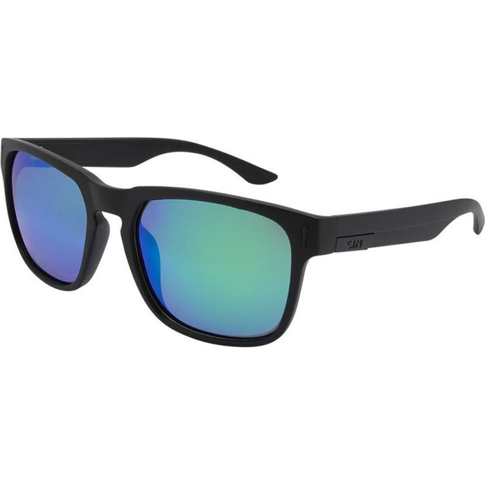 Spartan, Matte Black/Green Mirror Polarised Lenses