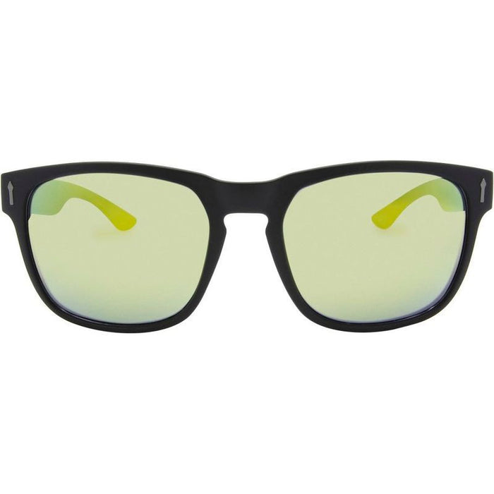 Spartan, Matte Black/Matte Gold Mirror Lenses