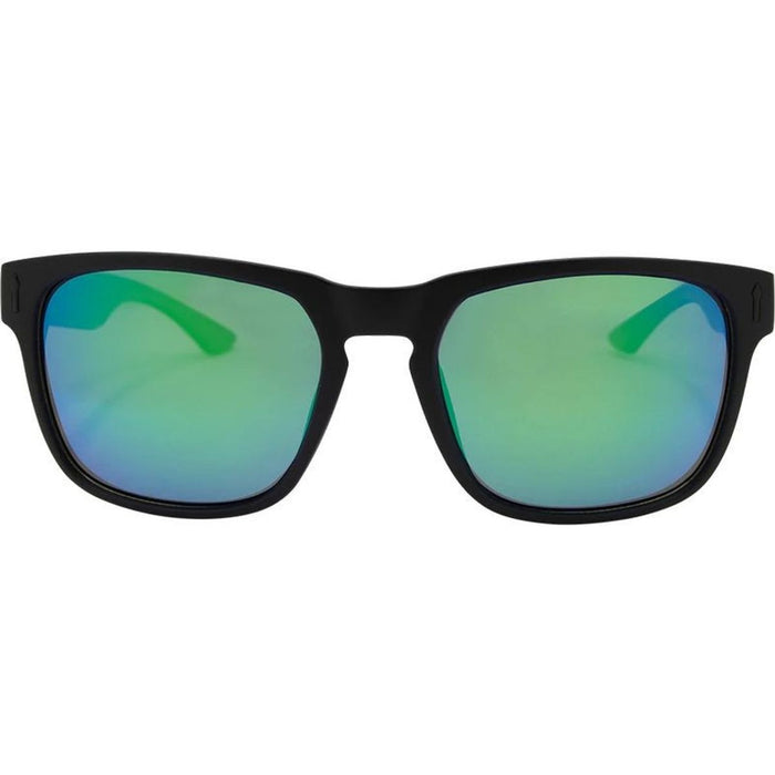 Spartan, Matte Black/Green Mirror Polarised Lenses