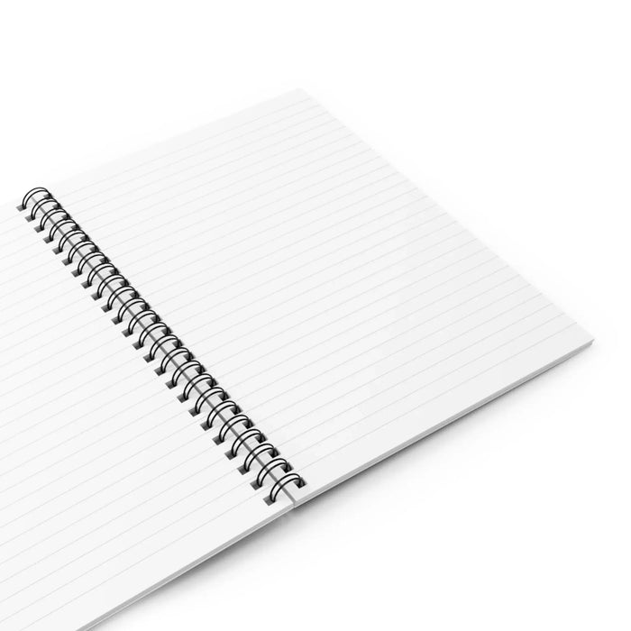 Spiral Notebook - No Fucks Given Cat, Ruled Line, Cat Lovers Journal - FloofChonk