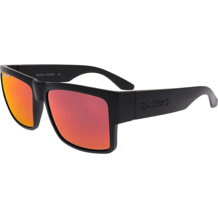 Striker, Matte Black/Ignite Mirror Polarised Glass Lenses