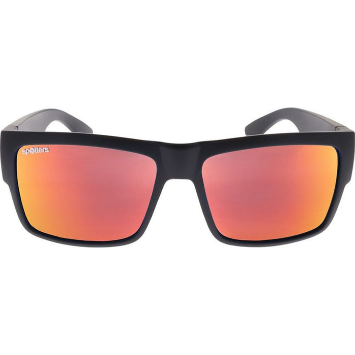 Striker, Matte Black/Ignite Mirror Polarised Glass Lenses