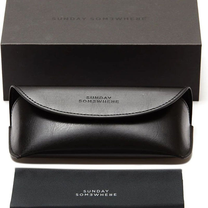 Sunday Somewhere Leather Case, Black